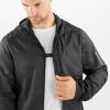 imageSalomon Mens Bonatti Cross Wind Reflective Windproof Hooded ZipUp JacketDeep Black