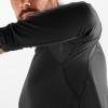 imageSalomon Mens Cross Run TShirt QuickDrying Long Sleeve Workout Shirt for Road RunningDeep Black
