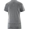 imageSalomon Womens Cross Run QuickDrying Short Sleeve Workout Tee for Road RunningDeep Black  Heather