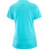 imageSalomon Womens Cross Run QuickDrying Short Sleeve Workout Tee for Road RunningPeacock Blue
