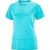 imageSalomon Womens Cross Run QuickDrying Short Sleeve Workout Tee for Road RunningPeacock Blue