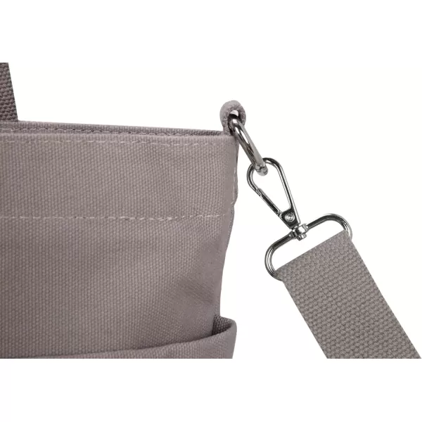 imageIswee Canvas Tote Bag with Zipper Multi Pockets Tote Purse for Women Fashion Crossbody Tote Shoulder Bag Handbag Everyday BagGray
