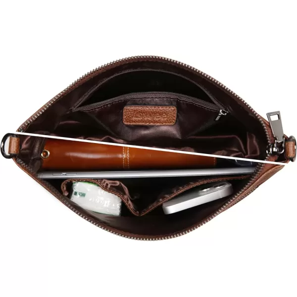 imageIswee Crossbody Bag for Women Leather Purses Fashion Designer HandbagsDark Brown