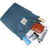 imageIswee Canvas Tote Bag for Women Casual Shoulder Work Bag Crossbody Top Handle Bag Shopping Handbags for WomenBlue