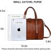 imageIswee Genuine Leather Purses for Women Designer Hobo Crossbody Bag Satchel Handbags Top Handle Purses for TravelBrown