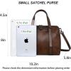 imageIswee Genuine Leather Purses for Women Designer Hobo Crossbody Bag Satchel Handbags Top Handle Purses for TravelCoffee