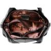 imageIswee Genuine Leather Shoulder Bags Purses and Handbags for Women Satchel Designer Cross Body Hobo Medium Size ToteBlack