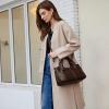 imageIswee Genuine Leather Shoulder Bags Purses and Handbags for Women Satchel Designer Cross Body Hobo Medium Size ToteCoffee