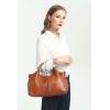 imageIswee Genuine Leather Shoulder Bags Purses and Handbags for Women Satchel Designer Cross Body Hobo Medium Size ToteNavy Blue