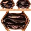 imageIswee Genuine Leather Shoulder Bags Purses and Handbags for Women Satchel Designer Cross Body Hobo Medium Size ToteSorrel