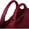 imageIswee Genuine Leather Shoulder Bags Purses and Handbags for Women Satchel Designer Cross Body Hobo Medium Size ToteWine
