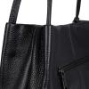 imageIswee Genuine Leather Tote Bucket Bags Hobo Shoulder Bags Purse and Handbags for Women TrendyBlacklichee