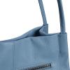imageIswee Genuine Leather Tote Bucket Bags Hobo Shoulder Bags Purse and Handbags for Women TrendyLight Bluelichee