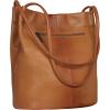 imageIswee Genuine Leather Tote Bucket Bags Hobo Shoulder Bags Purse and Handbags for Women TrendySorrel