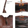 imageIswee Leather Shoulder Bag Designer Crossbody Bags for Women Crescent Purse Hobo Handbags Everyday PurseCoffee
