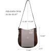 imageIswee Leather Shoulder Bag for Women Trendy Purse Crossbody Bags Designer Handbag Stylish Everyday BagCoffee