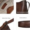 imageIswee Leather Shoulder Bag for Women Trendy Purse Crossbody Bags Designer Handbag Stylish Everyday BagCoffee