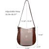 imageIswee Leather Shoulder Bag for Women Trendy Purse Crossbody Bags Designer Handbag Stylish Everyday BagDark Brown