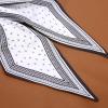 imageIswee Silk Scarf for Women Fashion Neck Scarves Purse Scarf for Handbags 56 IN Long Lightweight Hair ScarfBlack Cross
