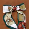 imageIswee Silk Scarf for Women Fashion Neck Scarves Purse Scarf for Handbags 56 IN Long Lightweight Hair ScarfGreen Horse
