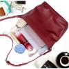 imageIswee Soft Leather Handbags and Purses for Women Shoulder Bag Tote Hobo bags Crossbody Bag Ladies Hand Bag for TravelWine