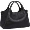 imageIswee Genuine Leather Shoulder Bags Purses and Handbags for Women Satchel Designer Cross Body Hobo Medium Size ToteBlack