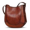 imageIswee Leather Shoulder Bag for Women Trendy Purse Crossbody Bags Designer Handbag Stylish Everyday BagDark Brown