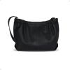 imageIswee Black Leather Hobo Bags for Women Soft Leather Crossbody Purse Designer Handbags Tote BagBlack