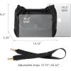 imageIswee Black Leather Hobo Bags for Women Soft Leather Crossbody Purse Designer Handbags Tote BagBlack