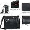 imageIswee Crossbody Bag for Women Leather Purses Fashion Designer HandbagsBlack