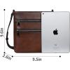 imageIswee Crossbody Bags for Women Genuine Leather Handbag Cross Body Purses Bag with MultipocketsCoffee