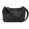 imageIswee Black Leather Hobo Bags for Women Soft Leather Crossbody Purse Designer Handbags Tote BagBlack