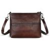 imageIswee Leather Crossbody Bags for Women Designer Shoulder Purse Small Multi Pockets Womens Purses Travel Cross Body BagSmallcoffee
