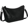 imageIswee Leather Handbags for Women Crossbody Purse Designer Everyday Shoulder Bag Satchel Small Tote BagBlack