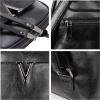 imageIswee Backpack for Women Leather Back Pack Purse Fashion Ladies Purses Antitheft Convertible Shoulder Bag Travel BagBlack