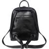 imageIswee Backpack for Women Leather Back Pack Purse Fashion Ladies Purses Antitheft Convertible Shoulder Bag Travel BagBlack