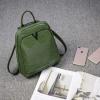 imageIswee Genuine Leather Backpack Purse for Women Fashion Anti Theft Designer Ladies Daypack Convertible Shoulder Bags TravelGreen