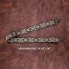 imageIswee Purse Straps Replacement Crossbody Long Shoulder Strap for Handbags Adjustable Guitar Straps with Metal HooksBrown Flower