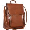 imageIswee Vintage Waxy Leather Ladies Backpack Purses for Women Backpack Style Antitheft Casual Daypack Shoulder Bag Fashion Bag Brown