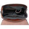imageIswee Vintage Waxy Leather Ladies Backpack Purses for Women Backpack Style Antitheft Casual Daypack Shoulder Bag Fashion Bag Coffee