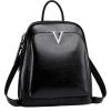 imageIswee Backpack for Women Leather Back Pack Purse Fashion Ladies Purses Antitheft Convertible Shoulder Bag Travel BagBlack