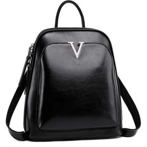 imageIswee Backpack for Women Leather Back Pack Purse Fashion Ladies Purses Antitheft Convertible Shoulder Bag Travel BagBlack