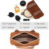 imageIswee Suede Bag Designer Crossbody Bags for Women Small Shoulder Purse Ladies Handbags Travel Work BagCoffee