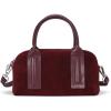 imageIswee Suede Bag Designer Crossbody Bags for Women Small Shoulder Purse Ladies Handbags Travel Work BagWine