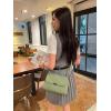 imageIswee Genuine Leather Purses for Women Crossbody Bags Designer Shoulder Handbags Ladies Purses Casual BagGreen