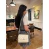 imageIswee Genuine Leather Purses for Women Crossbody Bags Designer Shoulder Handbags Ladies Purses Casual BagWhite