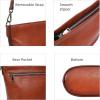 imageIswee Genuine Leather Purses for Women Vintage Crossbody Bag Womens Shoulder Handbags Designer Hobo PurseBrown