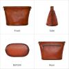 imageIswee Genuine Leather Purses for Women Vintage Crossbody Bag Womens Shoulder Handbags Designer Hobo PurseBrown