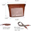 imageIswee Genuine Leather Purses for Women Vintage Crossbody Bag Womens Shoulder Handbags Designer Hobo PurseBrown
