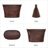 imageIswee Genuine Leather Purses for Women Vintage Crossbody Bag Womens Shoulder Handbags Designer Hobo PurseCoffee